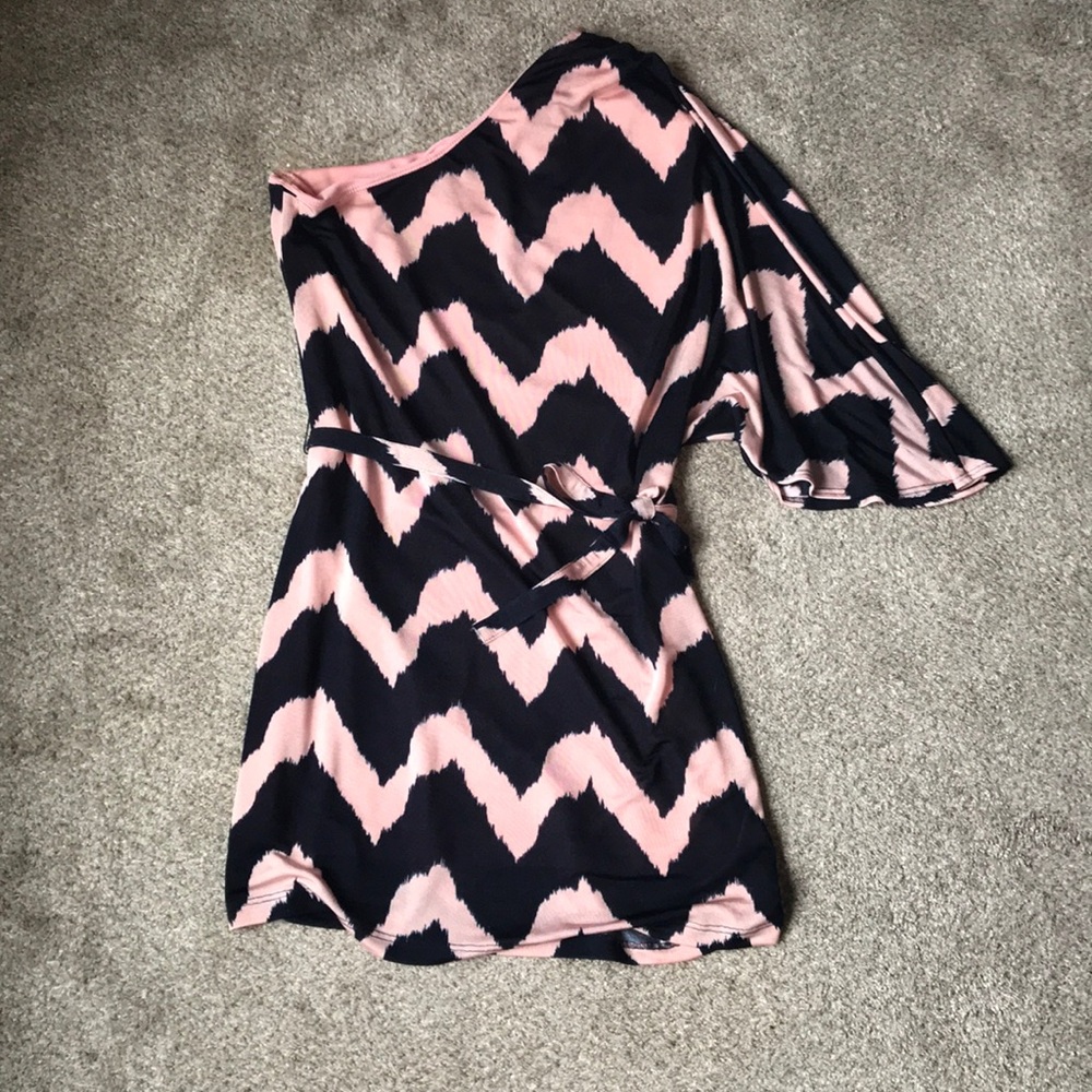 One sleeve cocktail dress